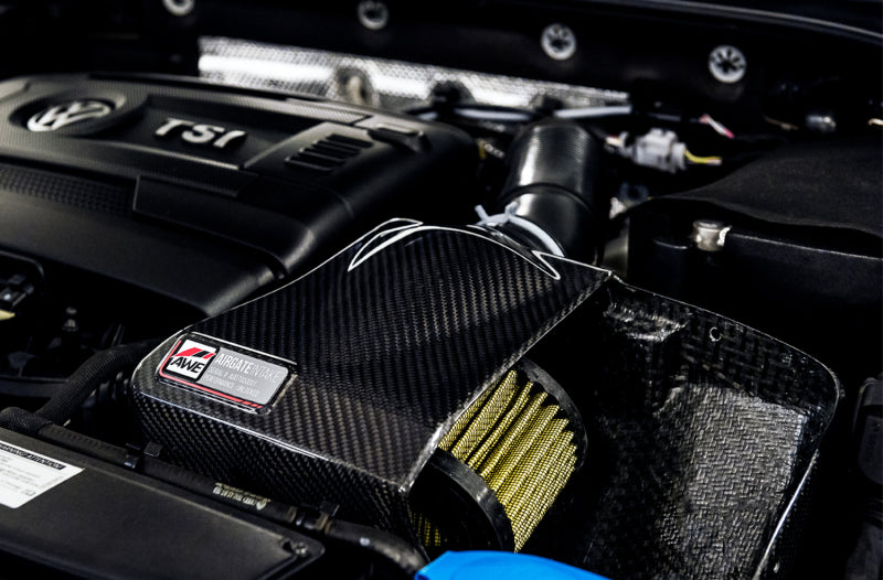 AWE Tuning Audi / Volkswagen MQB 1.8T/2.0T/Golf R Carbon Fiber AirGate Intake w/o Lid 2660-15026 2660-15026 Photo - Mounted