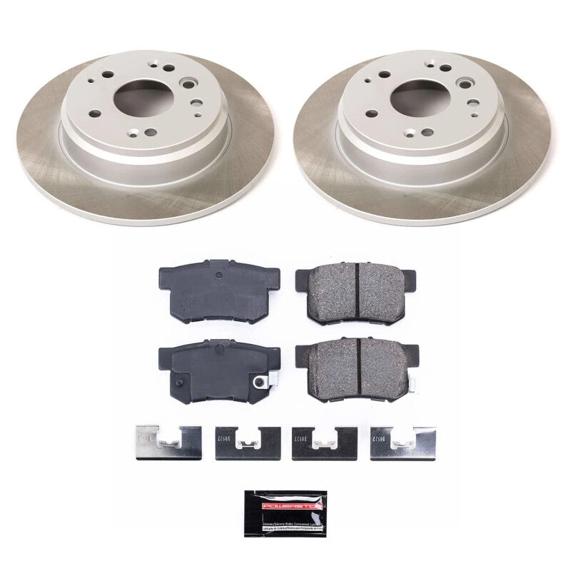 PowerStop Power Stop 03-11 Honda Element Rear Semi-Coated Rotor Kit SC5399 SC5399 Photo - Primary