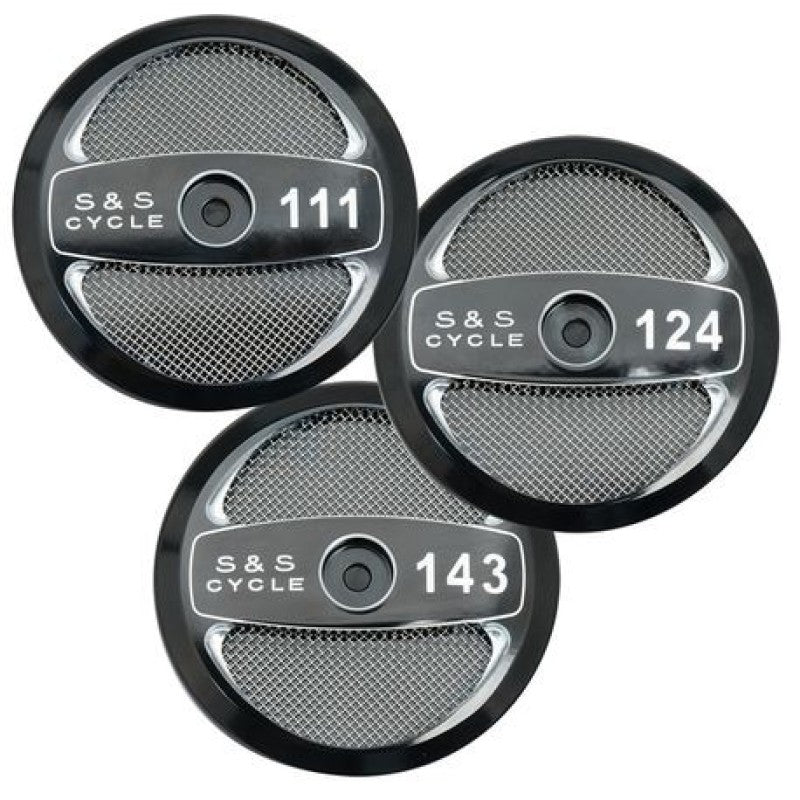 S&S Cycle 143in Air Cleaner Cover - Gloss Black 170-0323 170-0323 Photo - Primary