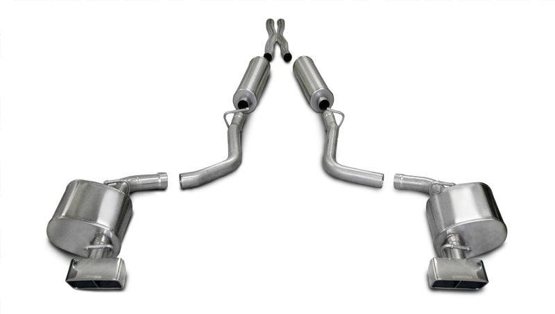 Corsa 09-10 Dodge Challenger R/T 5.7L V8 Auto Polished Xtreme Cat-Back Exhaust 14436 14436 Photo - Primary