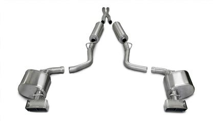Corsa 09-10 Dodge Challenger R/T 5.7L V8 Auto Polished Xtreme Cat-Back Exhaust 14436 14436 Photo - Primary