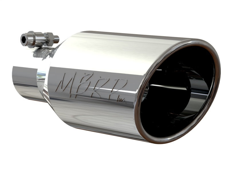 MBRP Universal Tip 4.5 O.D. Angle Rolled End 2.5 Inlet 11in Length T5160 Photo - Primary