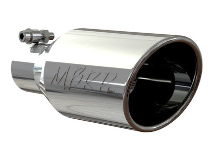 MBRP Universal Tip 4.5 O.D. Angle Rolled End 2.5 Inlet 11in Length T5160 Photo - Primary