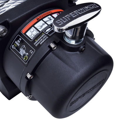 Superwinch 11500 LBS 12 VDC 3/8in x 84ft Steel Rope Tiger Shark 11500 Winch 1511200 1511200 Photo - Unmounted