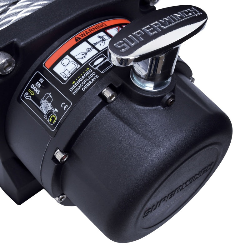 Superwinch 9500 LBS 12 VDC 11/32in x 95ft Steel Rope Tiger Shark 9500 Winch 1595200 1595200 Photo - Unmounted