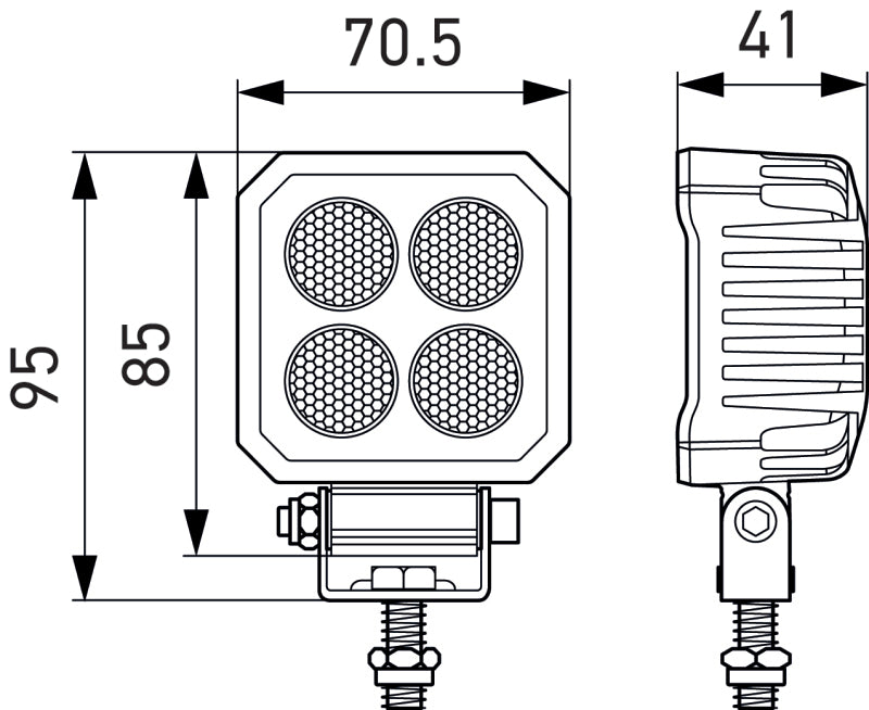 Hella ValueFit LED Work Light TS1700 LED MV CR LT 357110002 357110002 Photo - Primary
