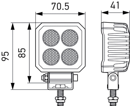 Hella ValueFit LED Work Light TS1700 LED MV CR LT 357110002 357110002 Photo - Primary