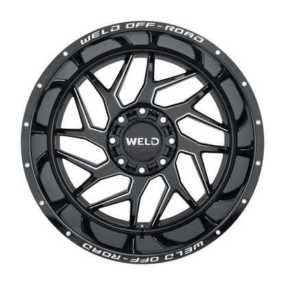 Weld Off-Road W117 22X10 Fulcrum 5X139.7 5X150 ET-18 BS4.75 Gloss Black MIL 110.2 W11720070475 W11720070475 Photo - Primary