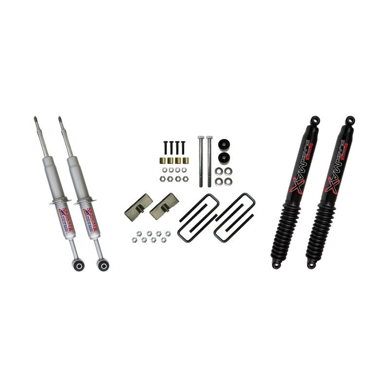 Skyjacker 3in Performance Struts & Rear Blocks U-bolts w/ Black MAX Shocks HL30STBB HL30STBB Photo - Primary