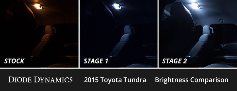 Diode Dynamics 14-18 Toyota Tundra Interior LED Kit Cool White Stage 1 DD0573 DD0573 User 2
