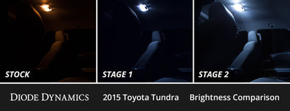 Diode Dynamics 14-18 Toyota Tundra Interior LED Kit Cool White Stage 1 DD0573 DD0573 User 2