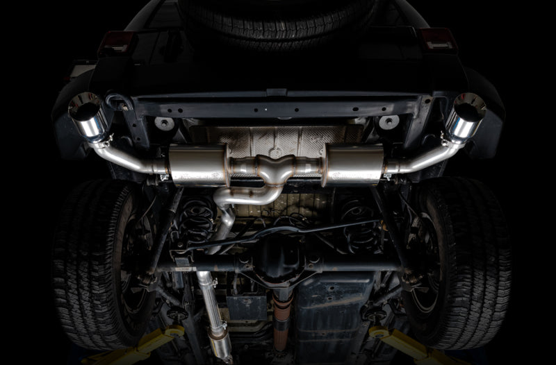 AWE Tuning 07-18 Jeep Wrangler JK/JKU 3.6L Tread Edition Axle-Back Dual Exhaust - Chrome Silver Tips 3015-32003 3015-32003 Photo - Mounted