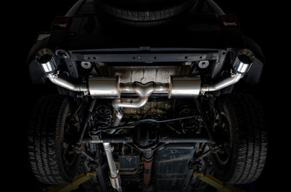 AWE Tuning 07-18 Jeep Wrangler JK/JKU 3.6L Tread Edition Axle-Back Dual Exhaust - Chrome Silver Tips 3015-32003 3015-32003 Photo - Mounted