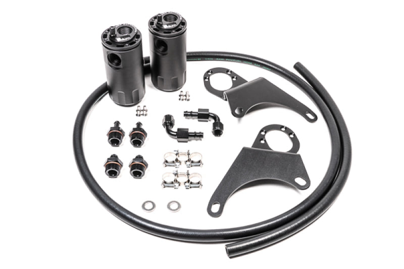 Radium Engineering Mitsubishi Evo 8-9 Dual Catch Can Kit Fluid Lock 20-0118-FL 20-0118-FL Photo - Primary