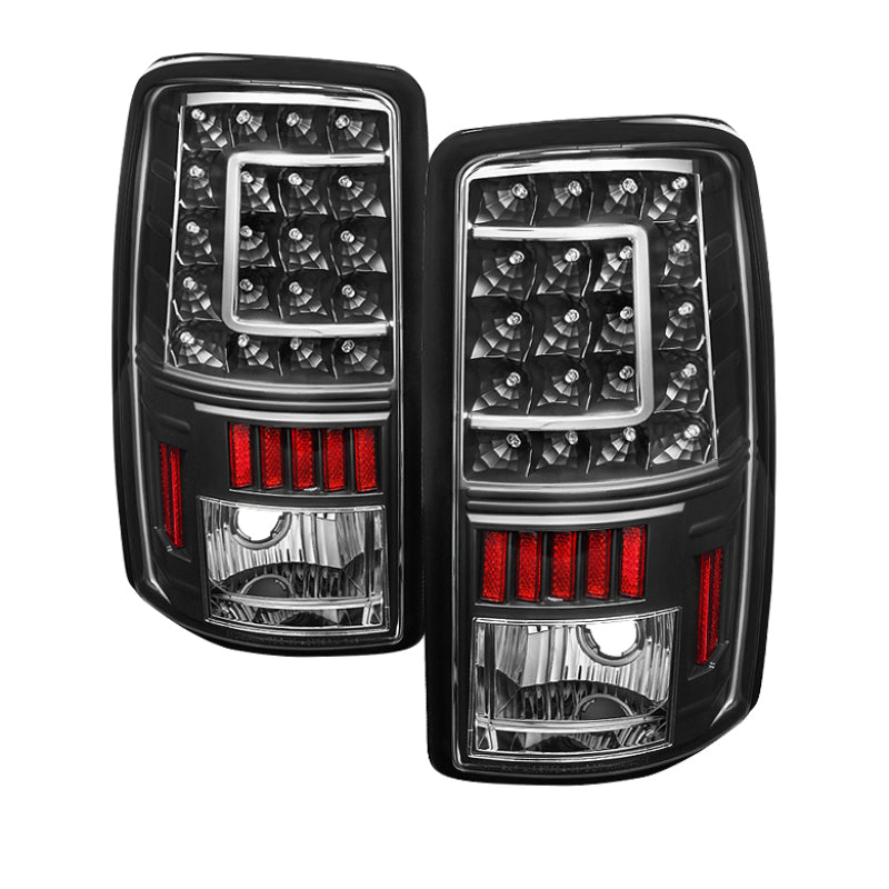 SPYDER Xtune GMC Yukon Denali/Denali Xl 01-06 Version 2 C Shape LED Tail Lights Black ALT-ON-CD00-G2-LED-BK 5081490 5081490 Photo - Primary