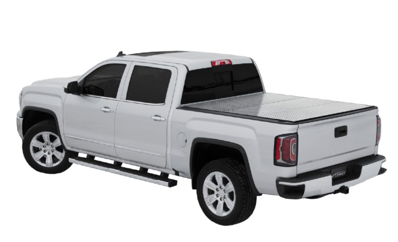 Access LOMAX Professional Series Tri-Fold Cover 2020 Jeep Gladiator 5ft Box Diamond Plate B0070019 B0070019 Photo - Primary