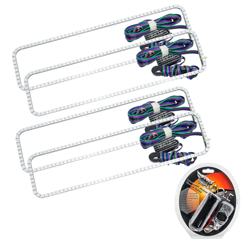 ORACLE Lighting Oracle GMC Sierra 88-98 Dual Halo Kit - ColorSHIFT 2276-330 2276-330 Photo - Primary