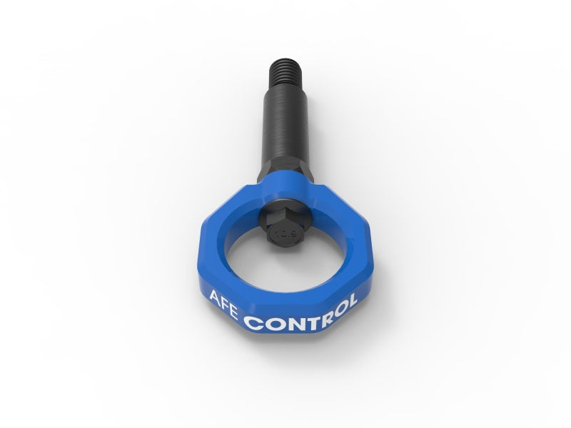 aFe Control Front Tow Hook Blue BMW F-Chassis 2/3/4/M 450-502001-L 450-502001-L Photo - Unmounted
