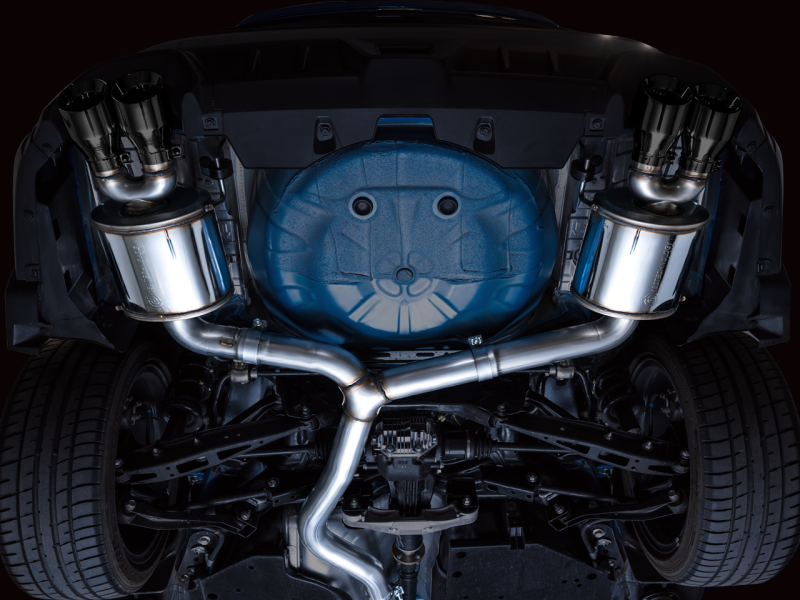 AWE Tuning 2022+ VB Subaru WRX Touring Edition Exhaust - Diamond Black Tips 3015-43979 3015-43979 Photo - Mounted