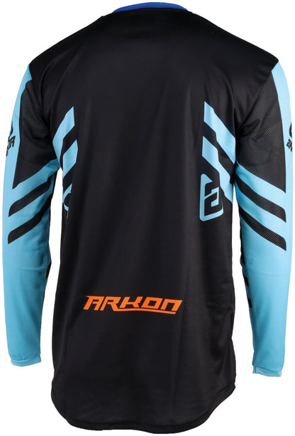 Answer 24 Arkon Nitrus Jersey Blue/Black/Hyper Orange Youth - Large 442629 442629 User 1