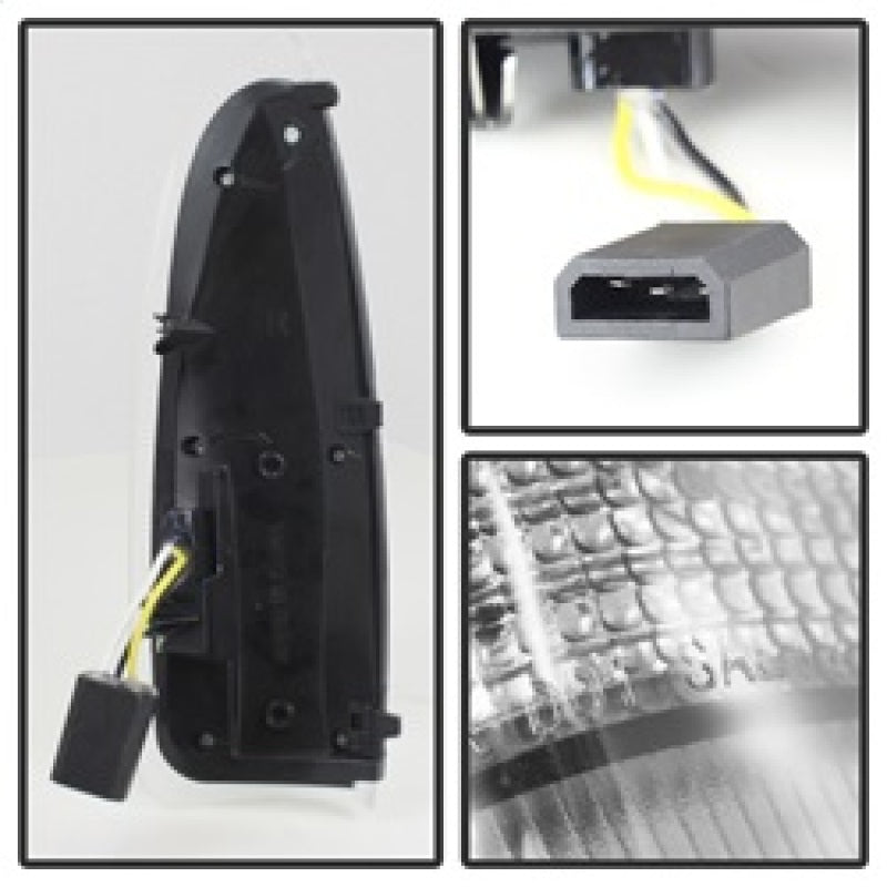 SPYDER xTune Ford Superduty F250-F650 03-07 Amber LED Mirror Signal Lens - Clear ACC-LED-FDSD99-MR-C 9924712 9924712 Photo - Unmounted
