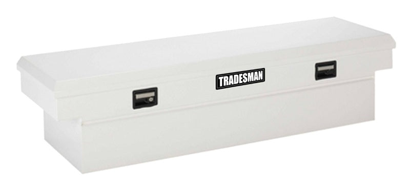 Tradesman Steel Cross Bed Truck C/O Tool Box (70in.) - White 86600