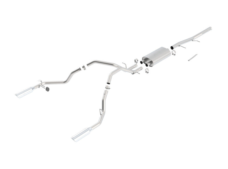 Borla 09-12 GMC Sierra 1500 / 09-12 Chevrolet Silverado 1500 SS Catback Exhaust 140340 140340 Photo - Primary