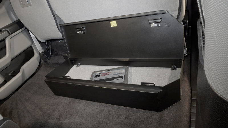 Tuffy Products Tuffy Underseat Lockbox 2/3 Length W/ Combo Lock For Ford Fseries Supercrew 344-01-A 344-01-A Photo - Mounted