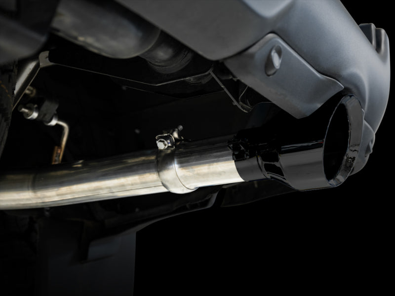AWE Tuning 09-18 RAM 1500 5.7L (w/Cutouts) 0FG Dual Rear Exit Cat-Back Exhaust - Diamond Black Tips 3015-33004 3015-33004 Photo - out of package