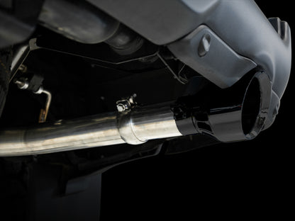 AWE Tuning 09-18 RAM 1500 5.7L (w/Cutouts) 0FG Dual Rear Exit Cat-Back Exhaust - Diamond Black Tips 3015-33004 3015-33004 Photo - out of package