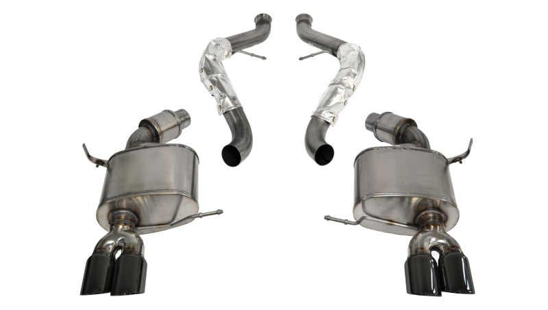 Corsa 08-12 BMW M3 E90 Black Sport Cat-Back Exhaust 14569BLK 14569BLK Photo - Primary