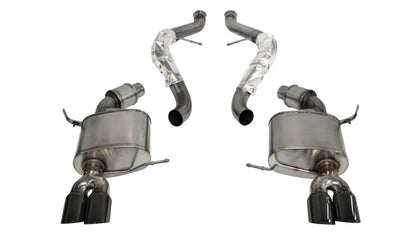 Corsa 08-12 BMW M3 E90 Black Sport Cat-Back Exhaust 14569BLK 14569BLK Photo - Primary