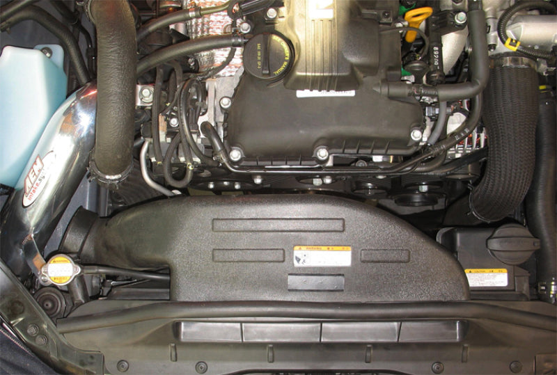 AEM Induction AEM 10 Hyundai Genesis Coupe 2.0L L4 Polished Cold Air Intake 21-687P 21-687P Photo - Mounted