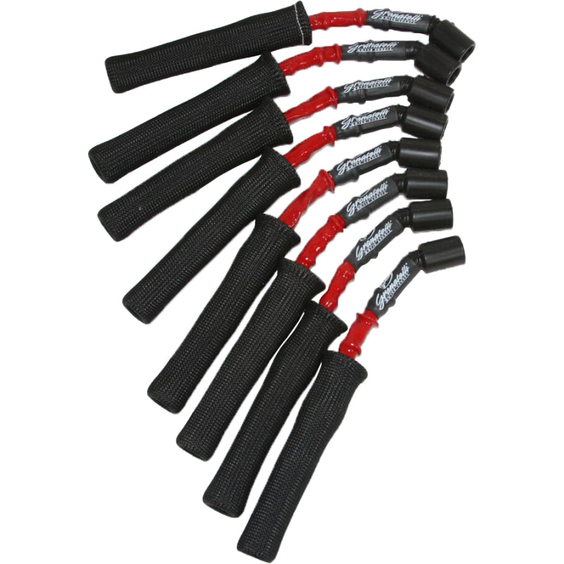 Granatelli Motor Sports Granatelli 99-23 GM Truck V8 Perf Coil-Near-Plug Wire Conn Kit w/9in Lead/Red Jacket/Sleeve 28-1629HTRB 28-1629HTRB Photo - Primary