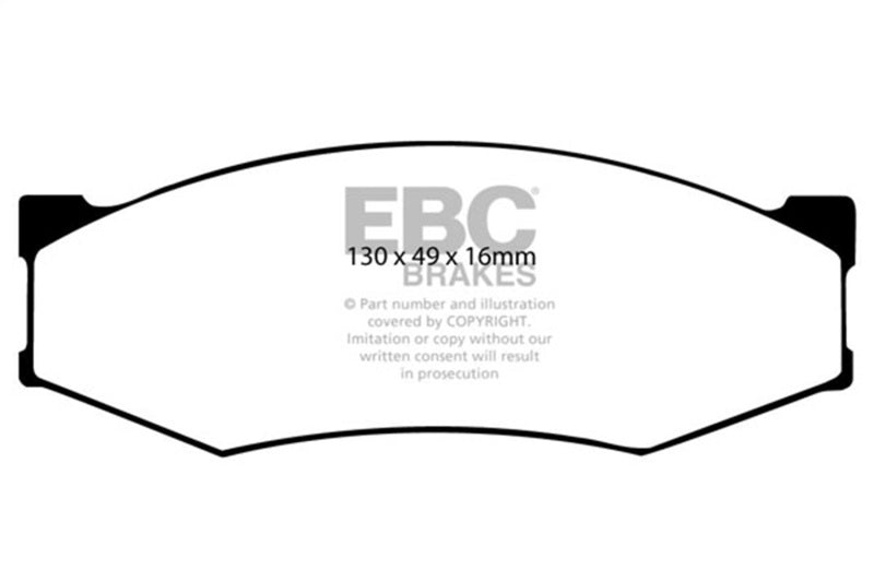 EBC Disc Brake Pad Set DP6538 Photo - Primary