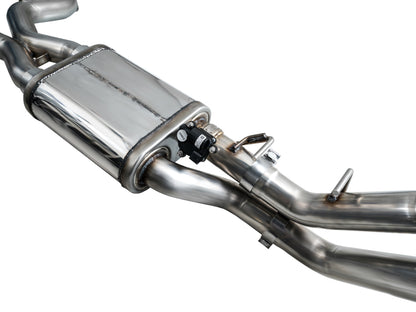 AWE Tuning 22-24 Ford Bronco Raptor 4WD Dual BashGuards Cat-Back SwitchPath Exhaust (No Tips) 3025-31327 3025-31327 Photo - out of package