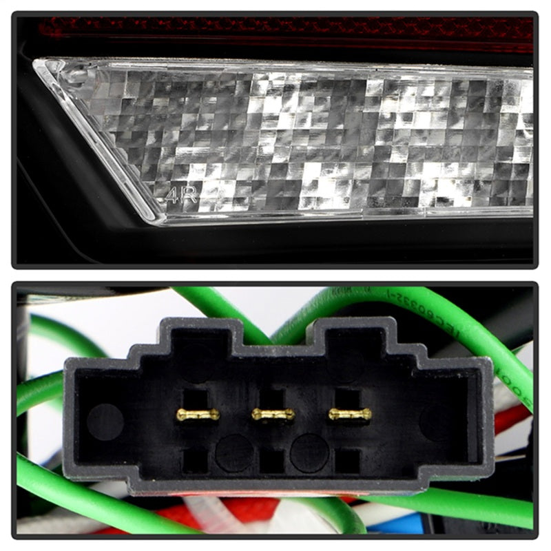 SPYDER 03-08 Audi A3 Full LED Tail Lights - Black (ALT-YD-AA303-LED-BK) 5089076 5089076 Photo - Unmounted