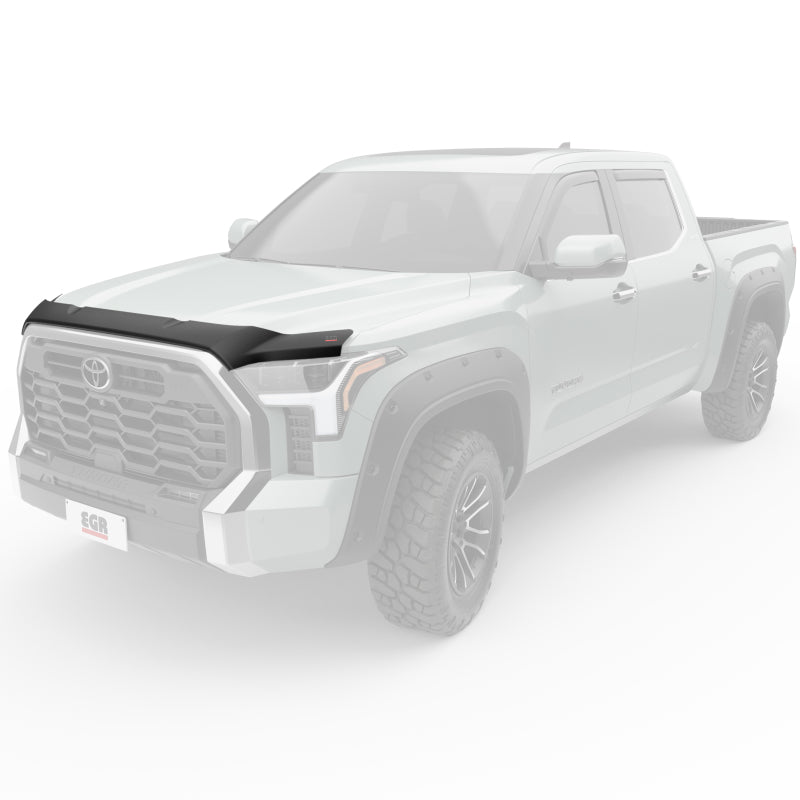 EGR 22-23 Toyota Tundra Superguard Hood Guard - Dark Smoke 305401 305401 Photo - Mounted