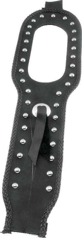 Mustang Motorcycle Mustang 91-03 Harley Dyna Tank Bib w/Studs - Black 93122 93122 Photo - Primary