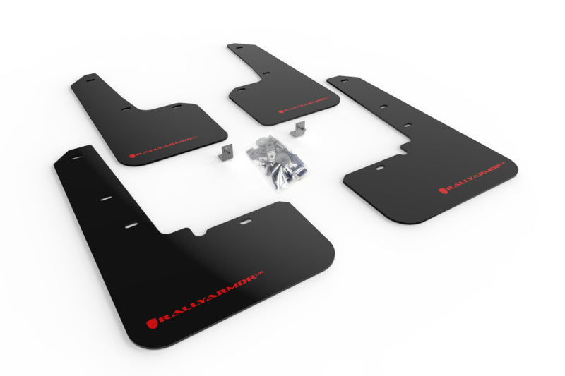 Rally Armor 20+ Subaru Outback UR Black Mud Flap w/ Red Logo MF66-UR-BLK/RD MF66-UR-BLK/RD Photo - Primary