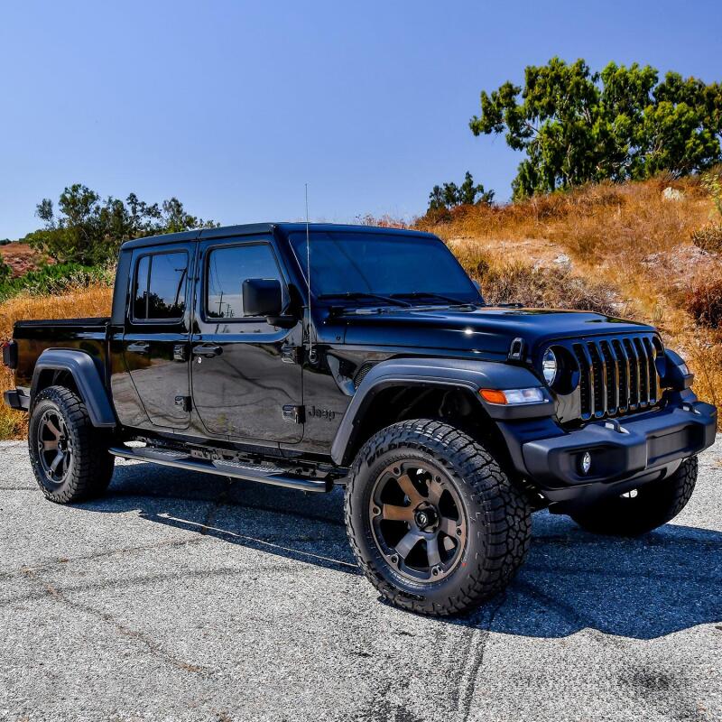 Westin 2020 Jeep Gladiator PRO TRAXX 5 WTW Oval Nerf Step Bars - Black 21-54165 21-54165 Photo - Mounted