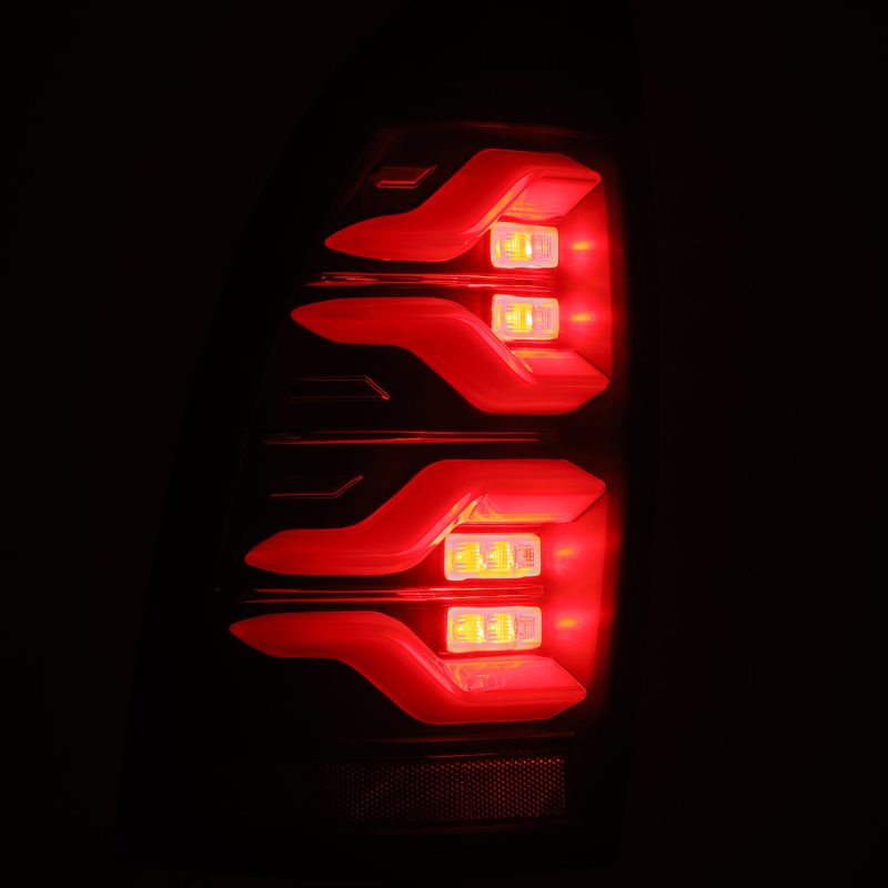 AlphaRex 05-15 Toyota Tacoma LUXX LED Taillights Blk w/Activ Light/Seq Signal 680060 680060 User 5