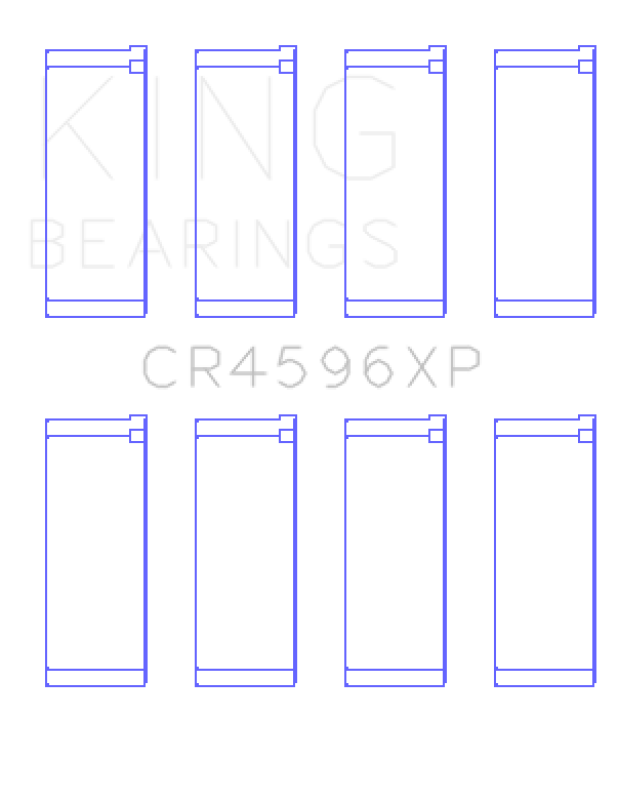 King Engine Bearings BMW S14B20/S14B23/S14B25 (Size STDX) Connecting Rod Bearing Set CR4596XPSTDX CR4596XPSTDX Photo - Primary
