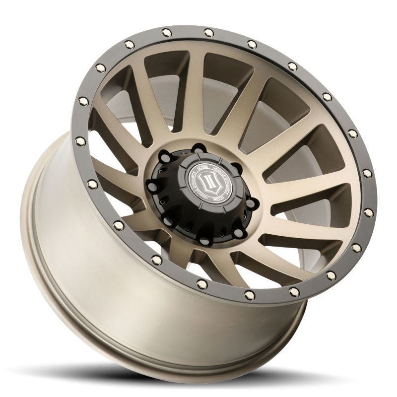 ICON Compression 20x10 8x6.5 -19mm Offset 4.75in BS 121.4mm Bore Bronze Wheel 2020108047BR 2020108047BR Photo - Unmounted