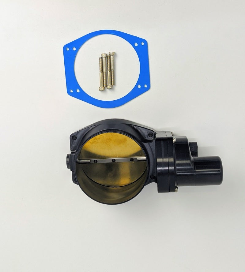 Granatelli Motor Sports Granatelli 08-23 GM LS3/LSA/LSX Drive-By-Wire 112mm Throttle Body- Black GMTBLS112B GMTBLS112B Photo - Primary