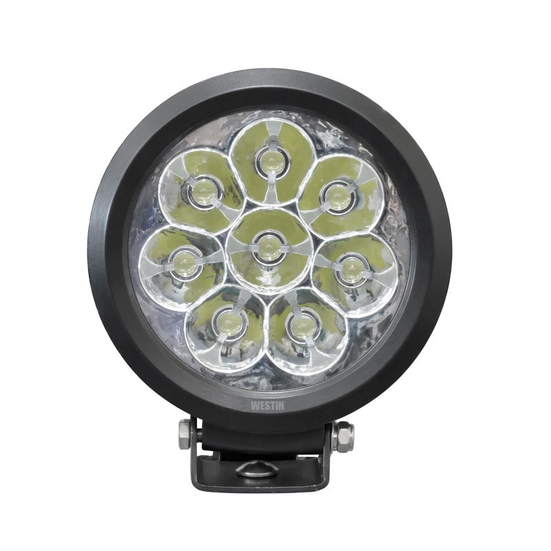 Westin Ultra LED Auxiliary Light 6.5 inch Spot w/10W Cree - Black 09-12010A 09-12010A Photo - Unmounted