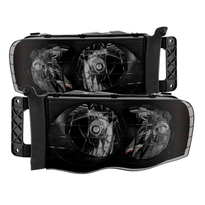 SPYDER Xtune Dodge Ram 1500 02-05 Amber Crystal Headlights HD-JH-DR02-AM-BSM 9030352 9030352 Photo - Primary