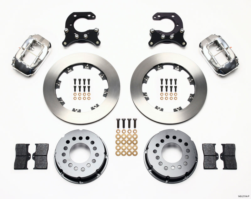 Wilwood Forged Dynalite P/S Rear Kit Polished Big Ford 2.54in Offset 140-2114-P 140-2114-P Photo - Primary