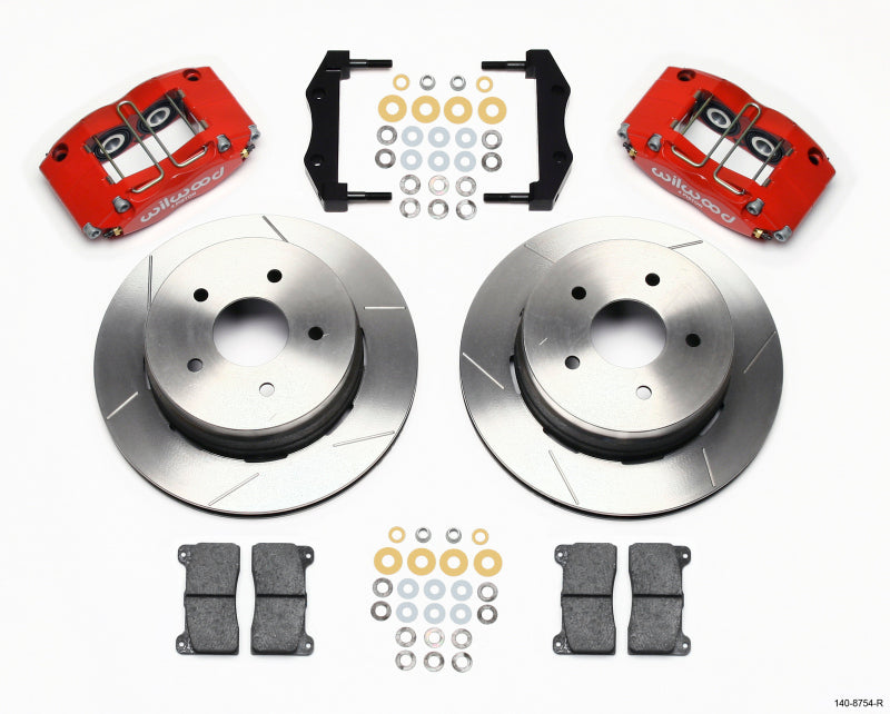 Wilwood Dynapro Radial Rear Kit 12.19in Drilled Red 2004-2006 Pontiac GTO 140-8754-R 140-8754-R Photo - Primary