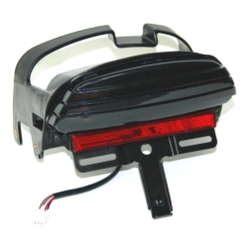 Letric Lighting 08-13 Dyna Fat Bob FXDF Replacement LED Taillight - Smoked LLC-DTL-SS LLC-DTL-SS Photo - Primary